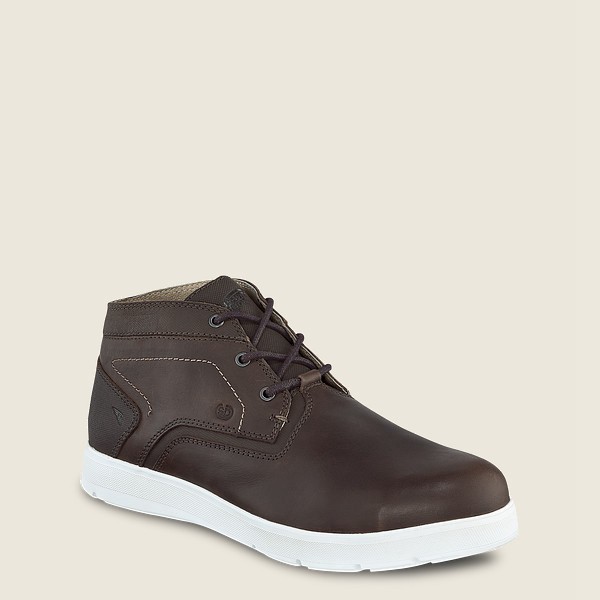 Red Wing Safety Bot Erkek - Zero-G Lite - Toe Chukka - Koyu Kahverengi - 81HBICSAT